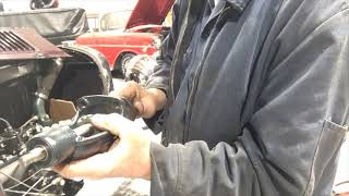 Installing Model A Ford leak less water pump bushing [upl. by Somerville]