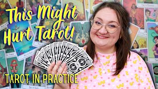 Tarot in Practice THIS MIGHT HURT TAROT Tarot readings activities card interpretations  review [upl. by Shum257]