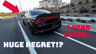 Dodge Charger WideBody SCATPACK 1 YEAR REVIEW Worth it [upl. by Reffinnej291]