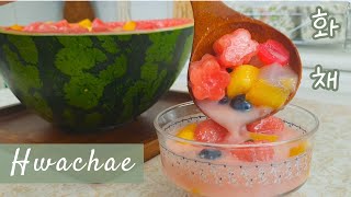 Refreshing Korean Fruit Punch That Will Change Your Summer  How to Make Hwachae 화채 [upl. by Niroc]