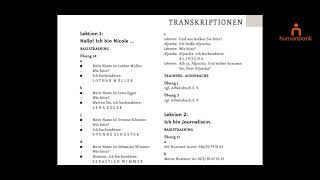 Menschen A11 AB Audio Lektion 1 Menschen A1 Audio Arbeitsbuch Bài 1 [upl. by Enelrahc]