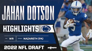 2022 NFL Draft Washington Commanders Jahan Dotson  High School Football Highlights [upl. by Remy]