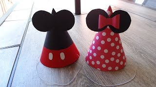 How to make birthday cone hat [upl. by Ailicec]