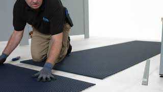 How to install Plastex barefoot matting [upl. by Locin]