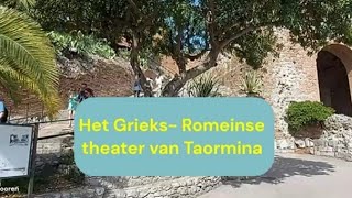 Sicilië  Het GrieksRomeinse theater van Taormina [upl. by Izogn]