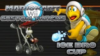 Mario Kart Wii Custom Tracks Ice Bro Cup [upl. by Moorefield149]