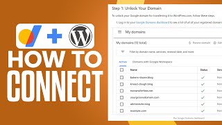 How To Connect Google Domain To WordPress 2023 Easy Tutorial [upl. by Persis]