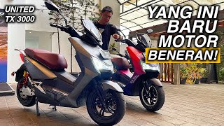 INI NIH MOTOR LISTRIK TENAGA BESAR JARAK TEMPUH JAUH DI SUBSIDI JUGA LOH United TX 3000 [upl. by Llennol]