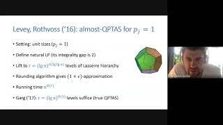 15072020 Jakub Tarnawski  HierarchyBased Algorithms for Minimizing Makespan under [upl. by Nairahcaz]