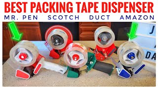 Best Packing Tape Dispenser Gun Mr Pen Duck Amazon Basics Scotch How To Use [upl. by Assirod]