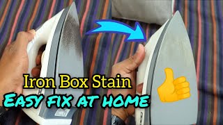 Remove Iron Box Stain  Fix Yourself at Home trending diy paracetamol how shorts [upl. by Nema42]