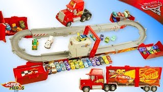 Le plus Grand Camion Mega Mack Transformable Disney Cars Flash McQueen Jouet Youtube Kids [upl. by Philips]