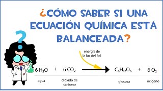 💡 ¿Cómo saber si una ecuación química está BALANCEADA [upl. by Elliot]