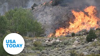 Cameron Peak fire largest wildfire in Colorado history spreads across the state  USA TODAY [upl. by Nirrat616]