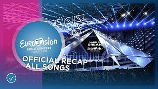 OFFICIAL RECAP All 41 songs of the 2019 Eurovision Song Contest [upl. by Shimkus]