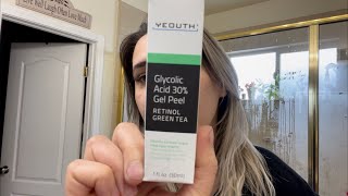 YEOUTH Glycolic Acid Peel Amazon Review [upl. by Ielirol]