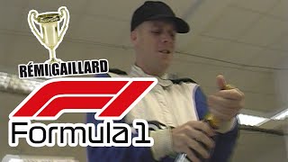 FORMULA ONE PODIUM REMI GAILLARD 🍾 [upl. by Einnim408]