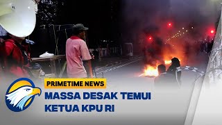 Geruduk KPU RI Massa Tuntut Bertemu Hasyim Ashari [upl. by Porte]