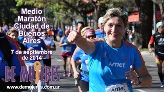 Running  Medio Maratón Ciudad de Buenos Aires ¡De Mujeres [upl. by Rushing]