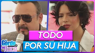 ¿Enojado Pepe Aguilar reacciona por pregunta a Ángela  El Gordo y La Flaca [upl. by Iaj623]