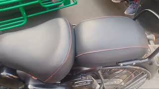 Classic 350 premium seat cover seatcover Royal Enfield Aman Baroda [upl. by Raphael]