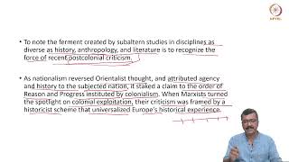 Subaltern Studies as Postcolonial Criticism [upl. by Esidnac479]