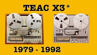 TEAC’s enduring budget reeltoreels  the X3 series [upl. by Nessim]