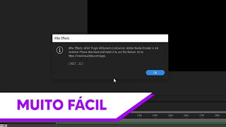 COMO RESOLVER PROBLEMA DE RENDERIZAÇÃO AFTER EFFECTS  502712 AEGP PLUGIN AEDynamicLinkServer [upl. by Deth]