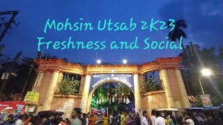 ll Hooghly Mohsin College ll Mohsin Utsab 2023 ll Freshness and Social ll Full vloging video ll 😍❤️ [upl. by Eletnahc]