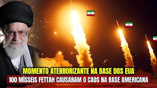 Caos na Base dos EUA 100 Mísseis Fettah Destroem Instalações Americanas em Ataque Devastador [upl. by Ocirled970]