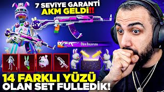 7 SEVİYE GARANTİ AKM VE 14 FARKLI YÜZÜ OLAN DESTANSI SET GELDİ😱 30000 UC EFSANE  PUBG MOBILE [upl. by Haidedej693]