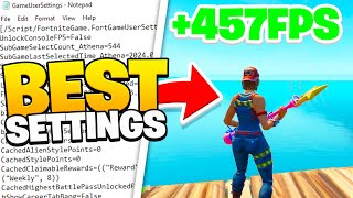 The BEST Game User Settings In Fortnite Chapter 5 [upl. by Moser]