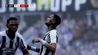 BOTAFOGO X FLAMENGO  GAMEPLAY PES 2021 [upl. by Anitnamaid832]