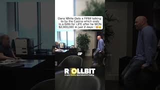 Dana White gets a FIRM talking to…😬 casino gambling dana danawhite banned blackjack roulette [upl. by Nnaeirrac109]