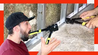 🔥 Perfecta Herramienta para ENSAMBLAR Perfiles para PANELES de YESO 🤜 Punzonadora ✳️ Drywall [upl. by Aierdna]