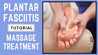 Massage Therapy  Plantar Fasciitis [upl. by Ayotal]