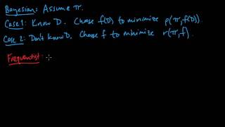 ML 114 Choosing a decision rule  Bayesian and frequentist [upl. by Larrej266]