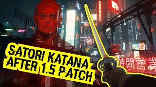 Cyberpunk 2077  How to get SATORI katana after prologue after patch 16 [upl. by Eciened]