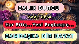 BALIK BURCU 2024 EKİM 💦🌿🍀🔔 GEÇMİŞ  BUGÜN GELECEK 💚👑 [upl. by Ilrebmik]