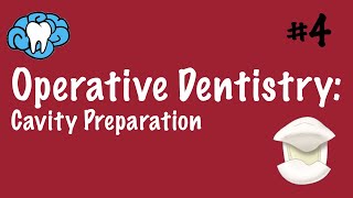 Operative Dentistry  Cavity Preparation  INBDE ADAT [upl. by Auhsej]