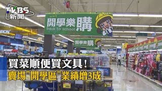 【TVBS】買菜順便買文具！賣場「開學區」業績增3成 [upl. by Tartaglia422]