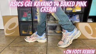 Asics Gel Kayano 14 Baked Pink Cream Review  On Foot amp Sizing Tips [upl. by Vladimir]