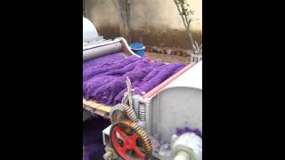 Rags tearing machinecotton shredding recycling machine [upl. by Nert]