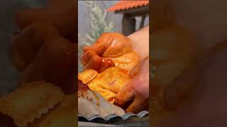 Ruddy crust and Tender Flesh of Chicken on Coals Rustic Cooking Method food cooking village [upl. by Arriek]