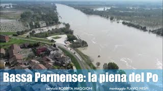 Bassa Parmense la piena del Po [upl. by Ika]