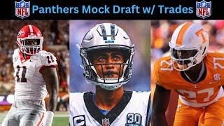 2025 Carolina Panthers Mock Draft w Trades [upl. by Magdaia593]