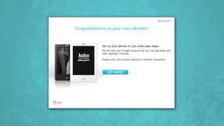 Setting up your Kobo Touch eReader Howto [upl. by Cohleen]