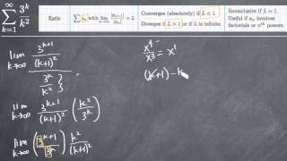 Ratio Test  Calculus KristaKingMath [upl. by Mullins423]