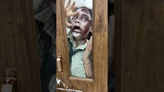 Zombie Ka Kiya Makeup🧟‍♀️🧟 sanjhalikavlog haunted horror minivlog zombie bhootiya [upl. by Assenay]