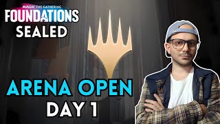 Chasing 2000 in the MTG Arena Open Day 1  Foundations Sealed  MTGA [upl. by Eunice100]